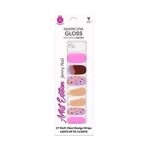 DASHING DIVA Gloss Nail Strips Manicure Artist Edition Ultra Shine Gel Art NIB